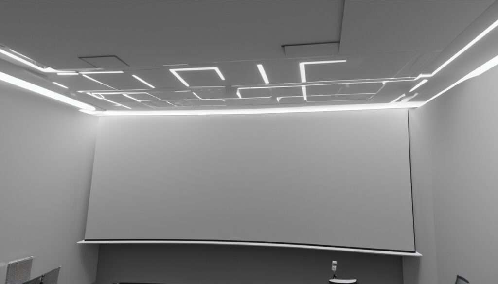 Hidden Projector screen ceiling